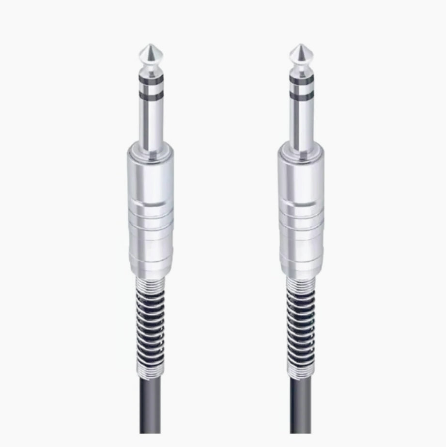 Cavo audio AUX 6.5mm – maschio, 10m per chitarra/basso/mixer - ambraled
