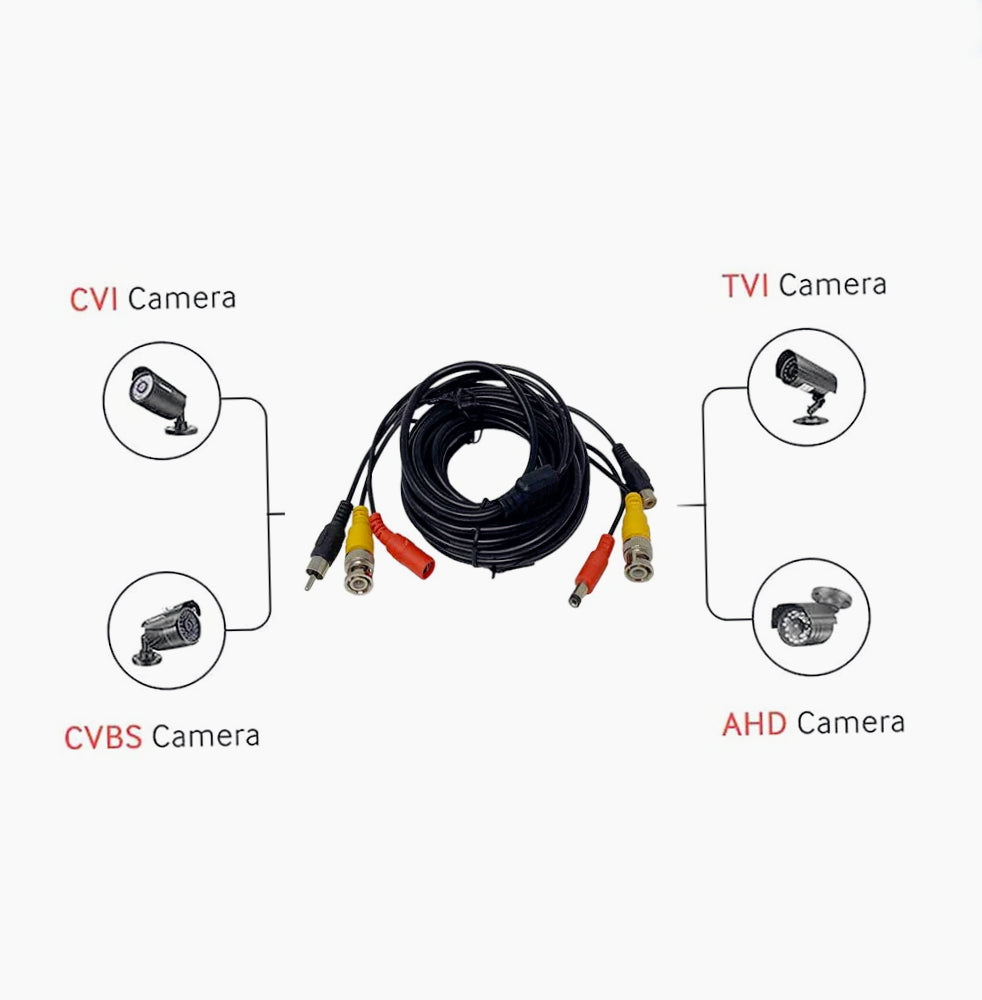 Cavo BNC 5m – per telecamere, video e RCA audio - ambraled