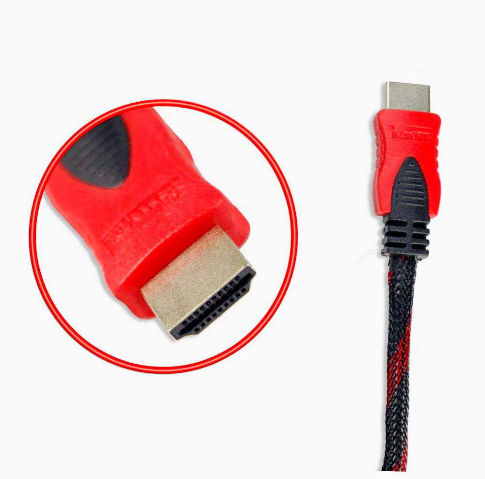 Cavo HDMI 5m – maschio a maschio, schermato, 1080p 24K oro - ambraled
