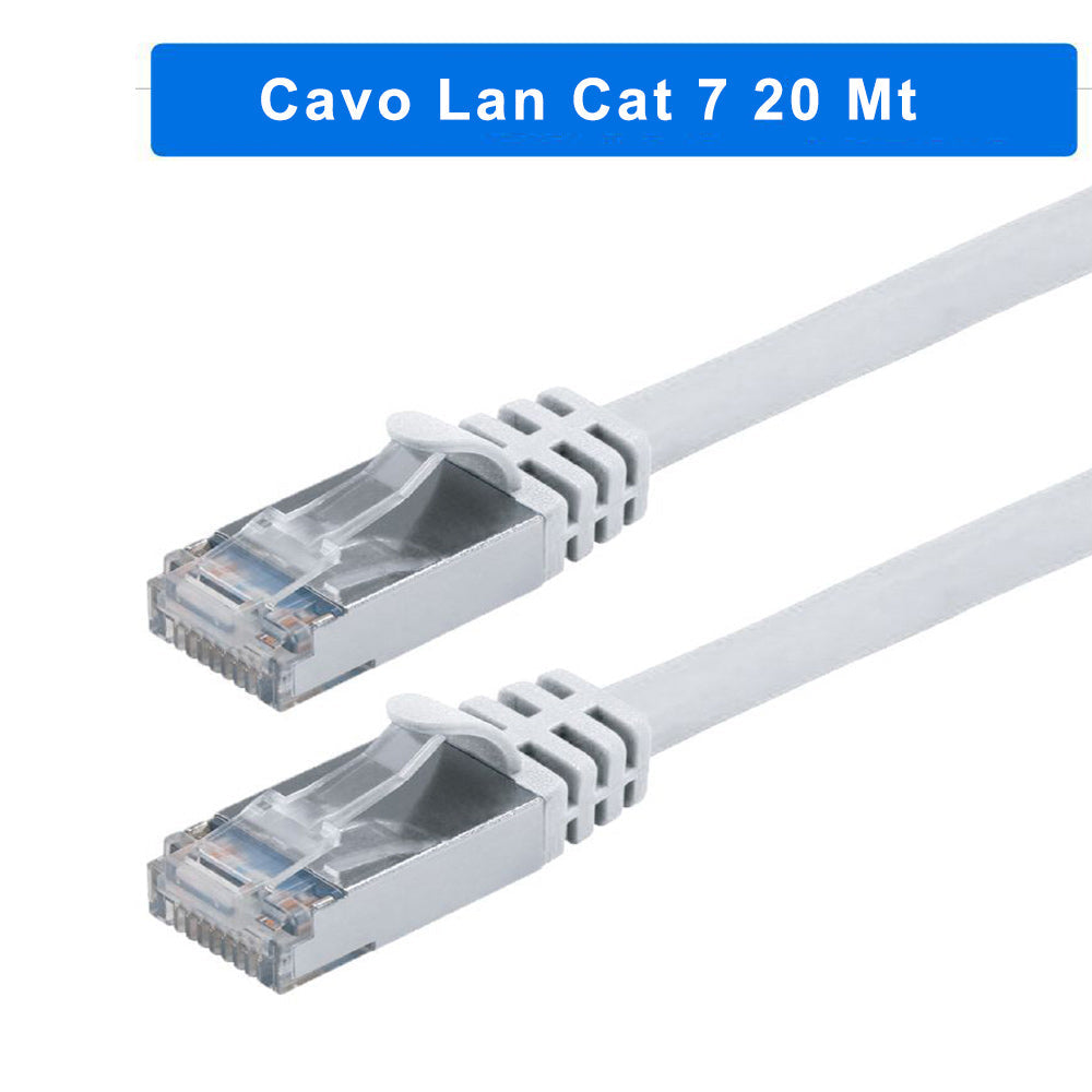 Cavo LAN Ethernet RJ45 Cat 7e – 1,5/5/10/20m UTP - ambraled