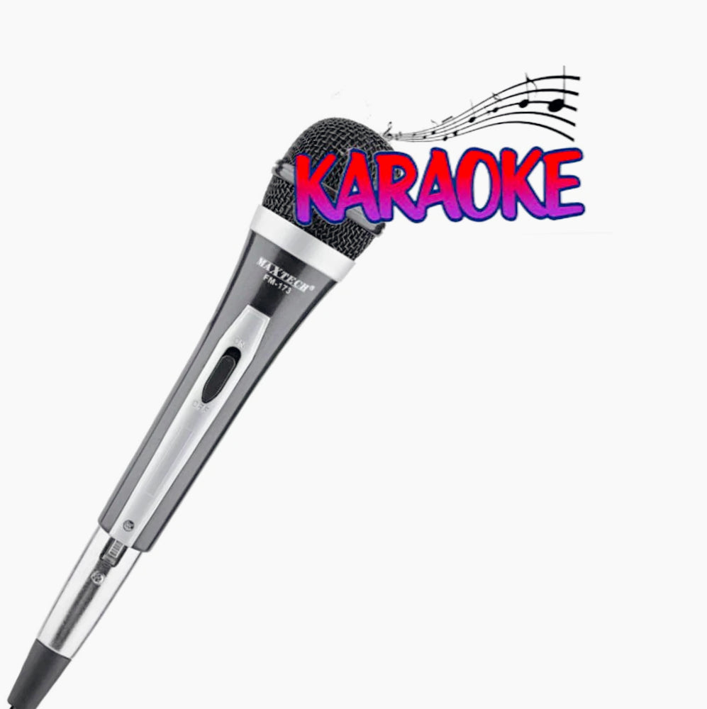 Microfono dinamico cablato – XLR + jack 6.3mm 2mt tasto ON/OFF - ambraled