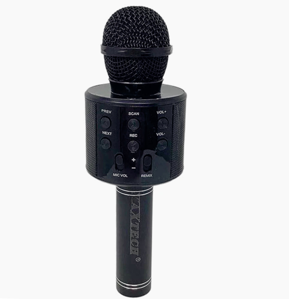 Microfono Bluetooth karaoke – con cassa, REC, TF e USB - ambraled