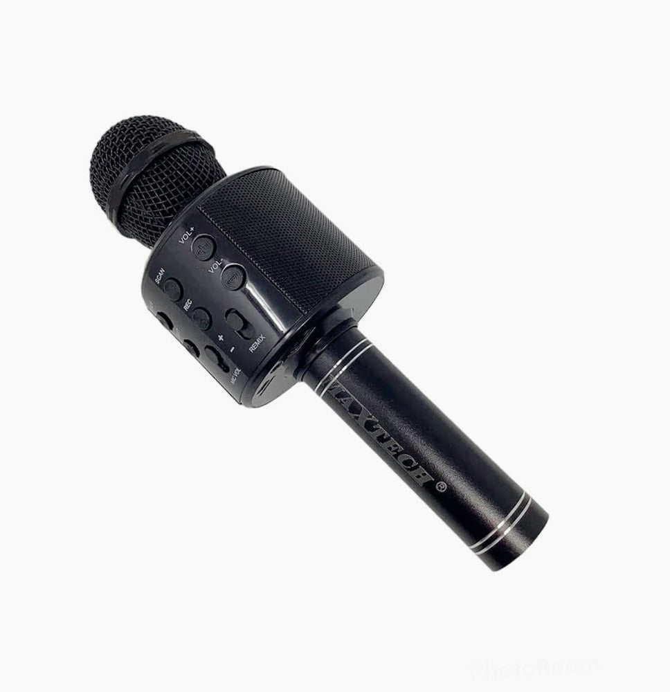 Microfono Bluetooth karaoke – con cassa, REC, TF e USB - ambraled