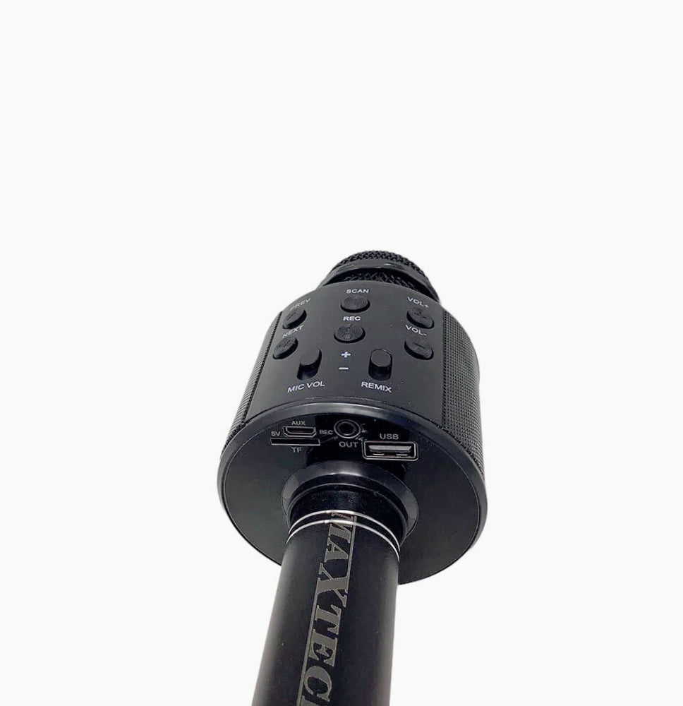 Microfono Bluetooth karaoke – con cassa, REC, TF e USB - ambraled