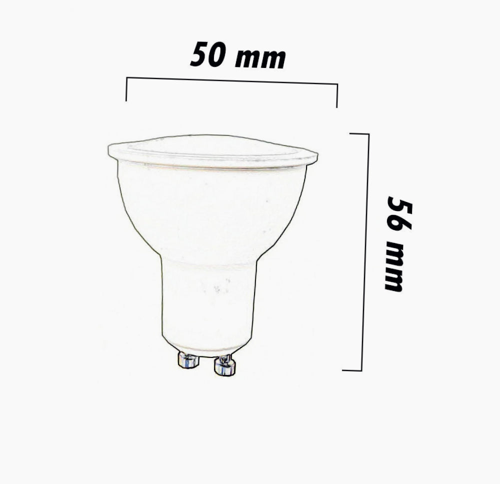 Faretto LED COB 5W GU10 – spot 6500K dimmerabile - ambraled