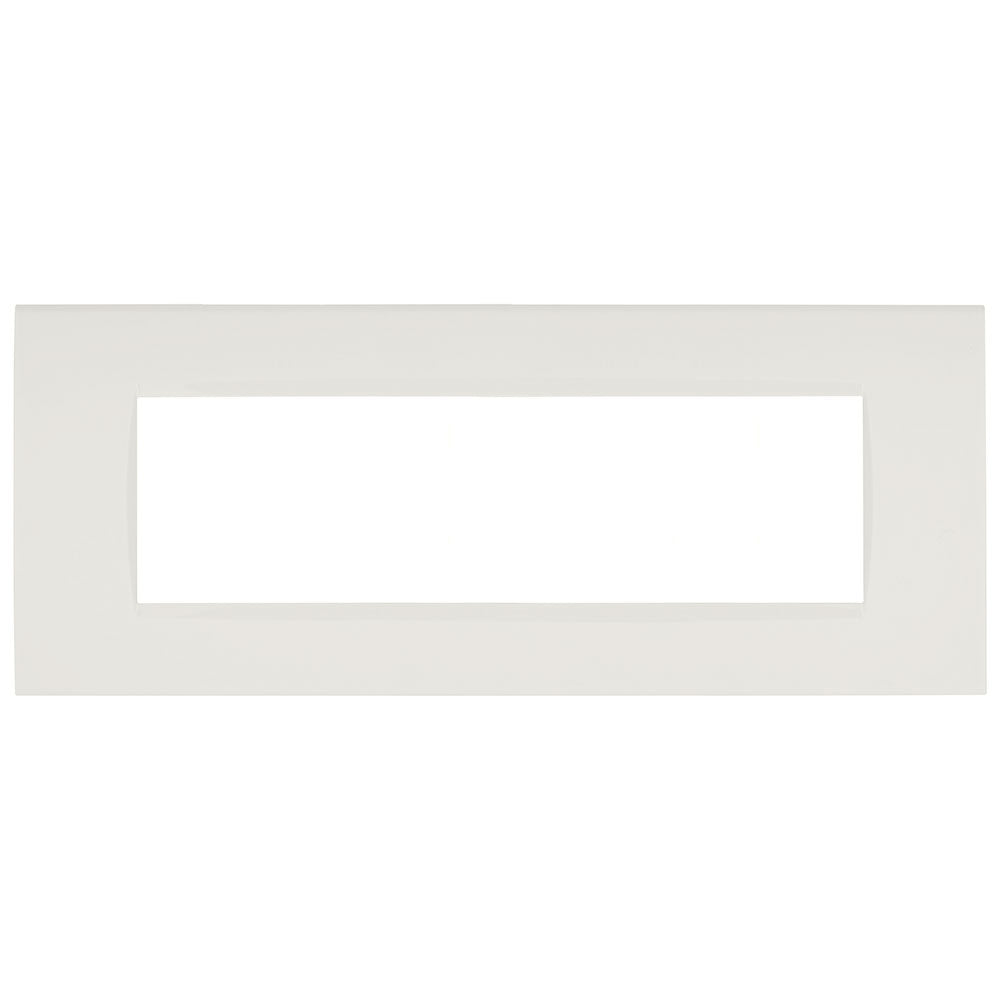 Placchetta bianca da 3 a 7 posti compatibile living light cassetta 503 - ambraled