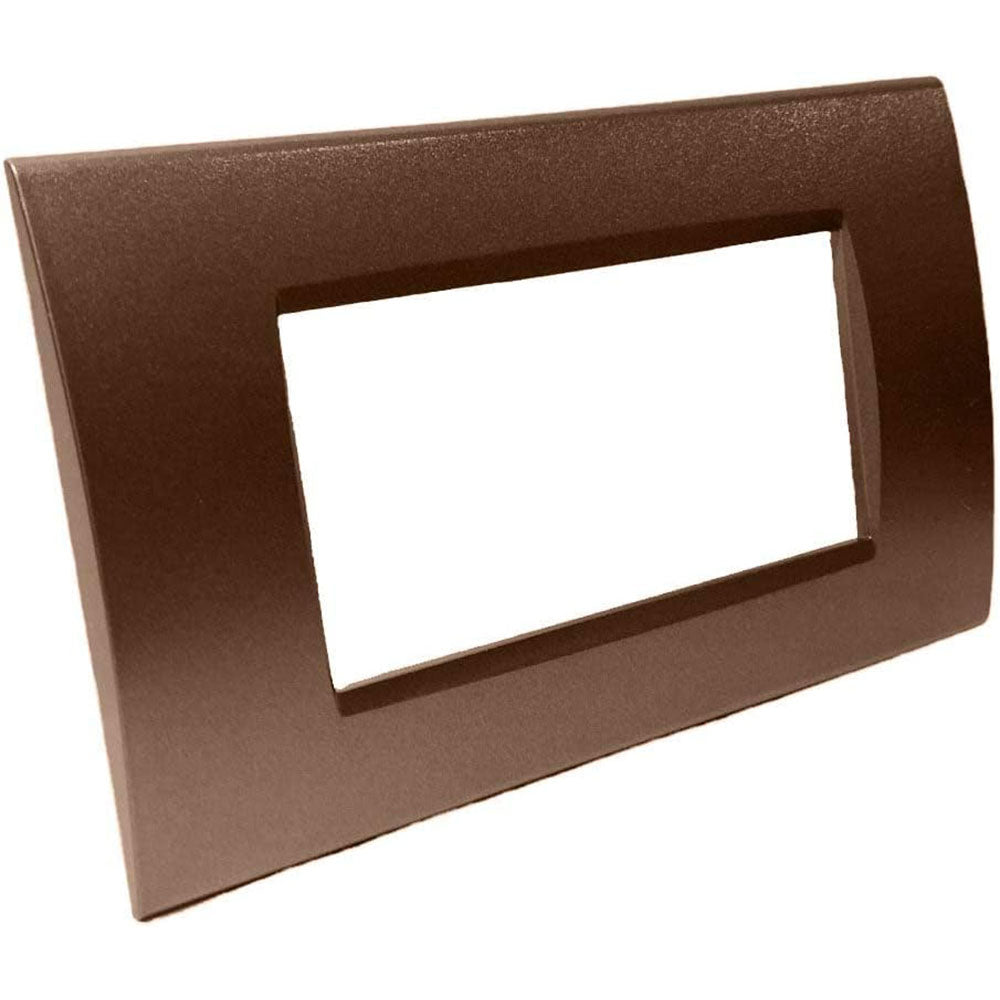 Placchetta bronzo 3-7 posti compatibile living light cassetta 503 - ambraled