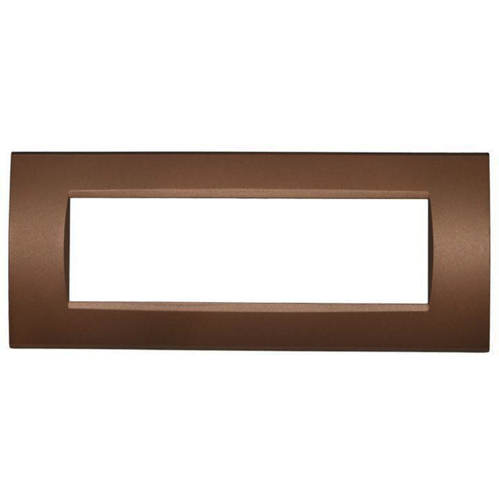 Placchetta bronzo 3-7 posti compatibile living light cassetta 503 - ambraled