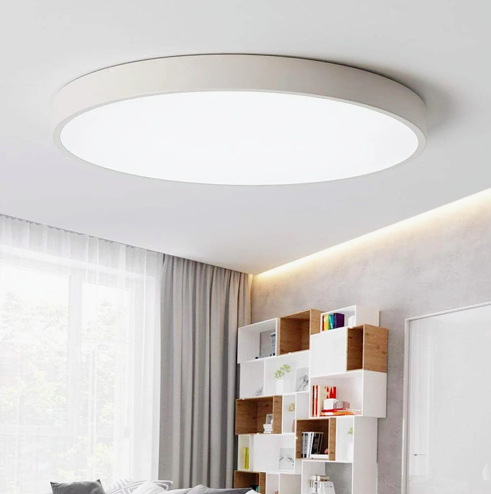 Plafoniera LED rotonda 70W - Lampada bianca con luce fredda (6500K) o naturale (4000K) - ambraled