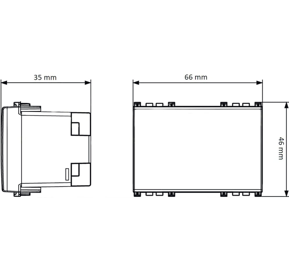 Pulsante luce notturna 2W On/Off – Compatibile Living Light Air