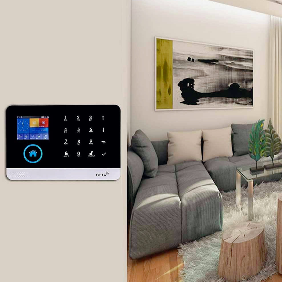 Sistema allarme sicurezza GSM wireless con app e notifiche SMS - ambraled