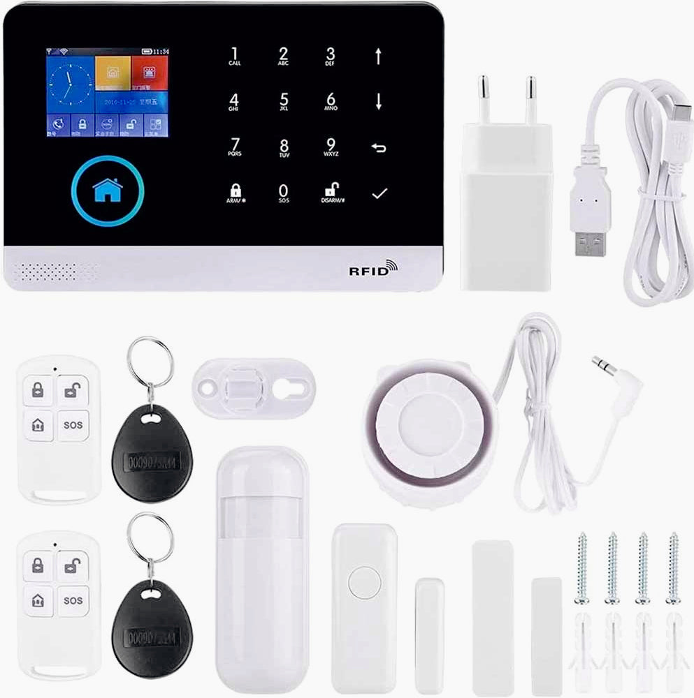 Sistema allarme sicurezza GSM wireless con app e notifiche SMS - ambraled