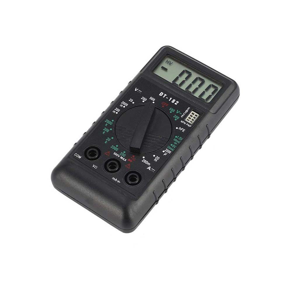Tester digitale multimetro con cavi e puntali misuratore di tensione - ambraled