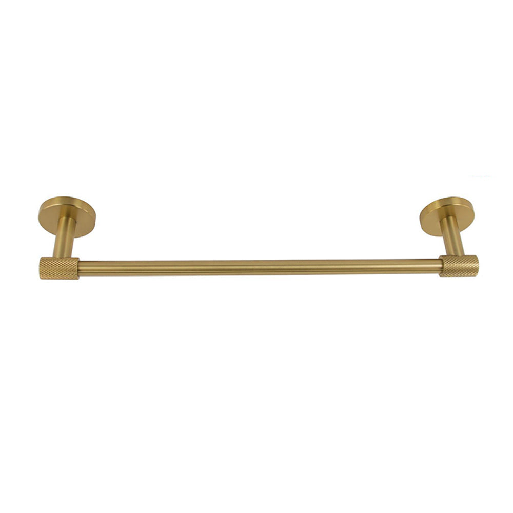 Porta asciugamani lungo da 40 e 60 cm in acciaio oro modello Stella