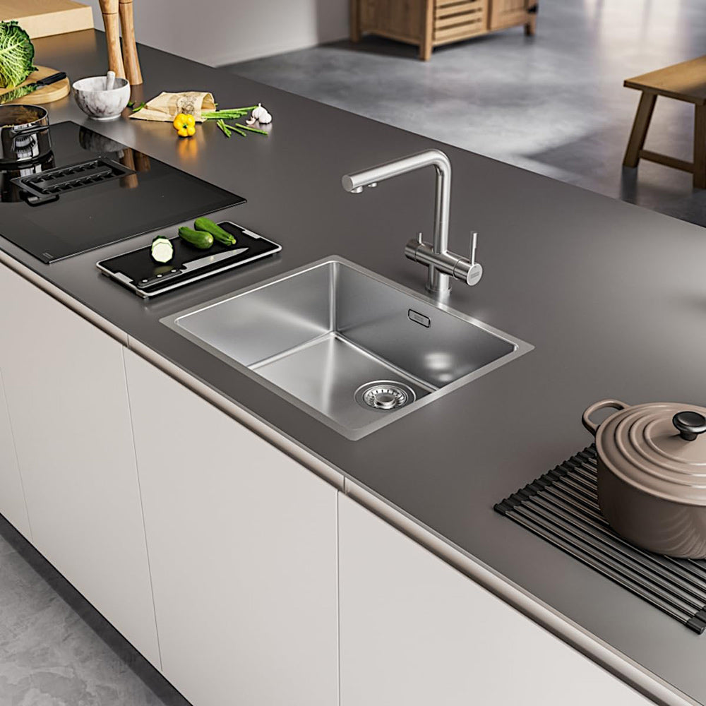 Rubinetto da cucina a due vie per depuratore d'acqua due leve