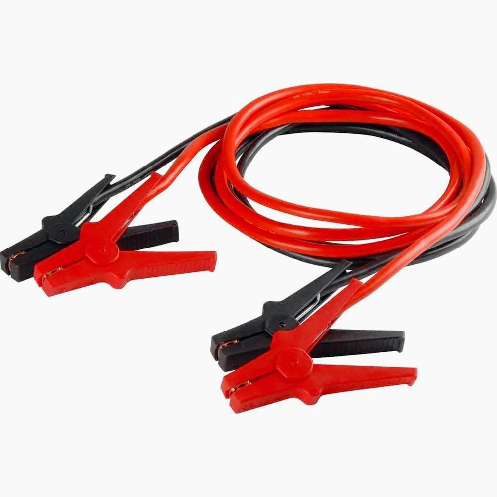 Cavi batteria 3m 220A – pinze 16mm² per avviamento emergenza - ambraled