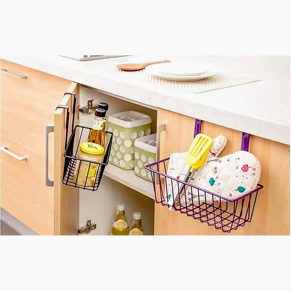 Cestino porta oggetti – appendi a ante/cassetti cucina/bagno - ambraled