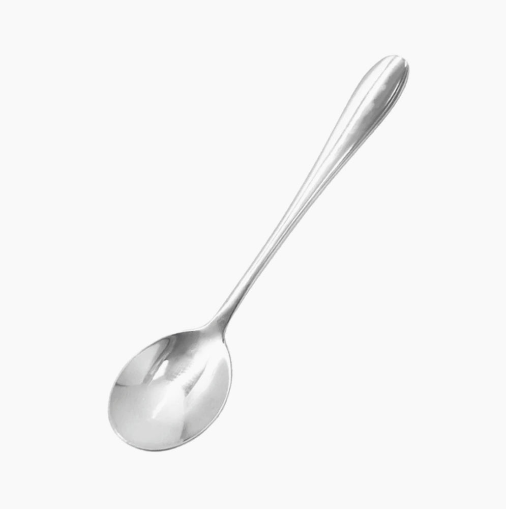 Set 6 cucchiaini da tè in acciaio inox, posate per caffè e dolci - ambraled