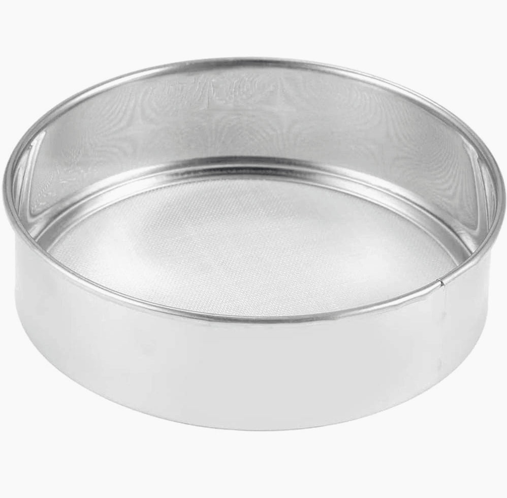 Set 3 setacci rotondi da cucina per farina, zucchero e cacao - ambraled