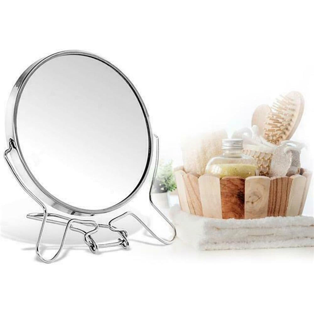 Specchio cosmetico da trucco con zoom ingrandimento ø 19 cm