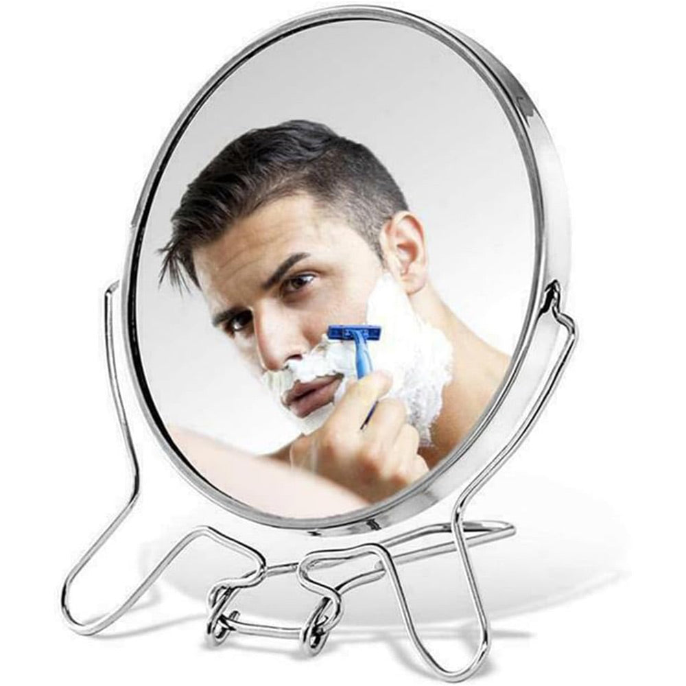 Specchio cosmetico da trucco con zoom ingrandimento ø 19 cm