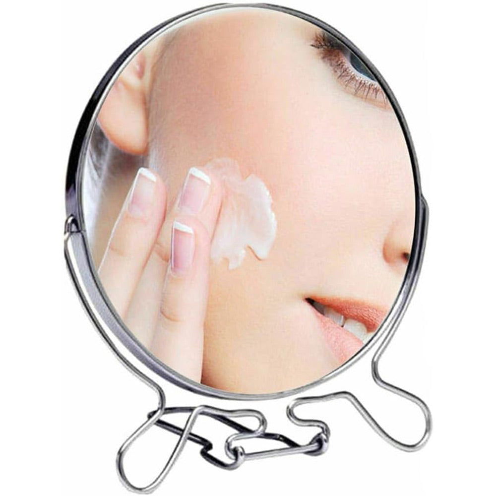 Specchio cosmetico da trucco con zoom ingrandimento ø 19 cm