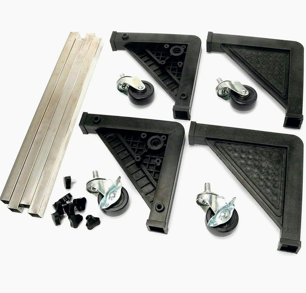 Base 40x40cm con rotelle – per mobiletti, pacchi, piante, bombole - ambraled