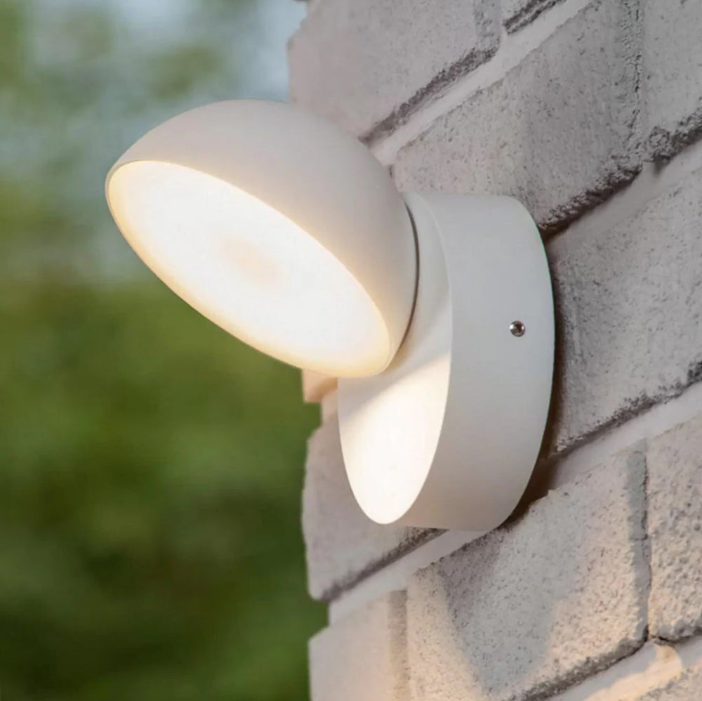 Applique a LED per esterni 12W – Tecnologia CCT, luce regolabile bianca calda/fredda, colore bianco o grigio - ambraled