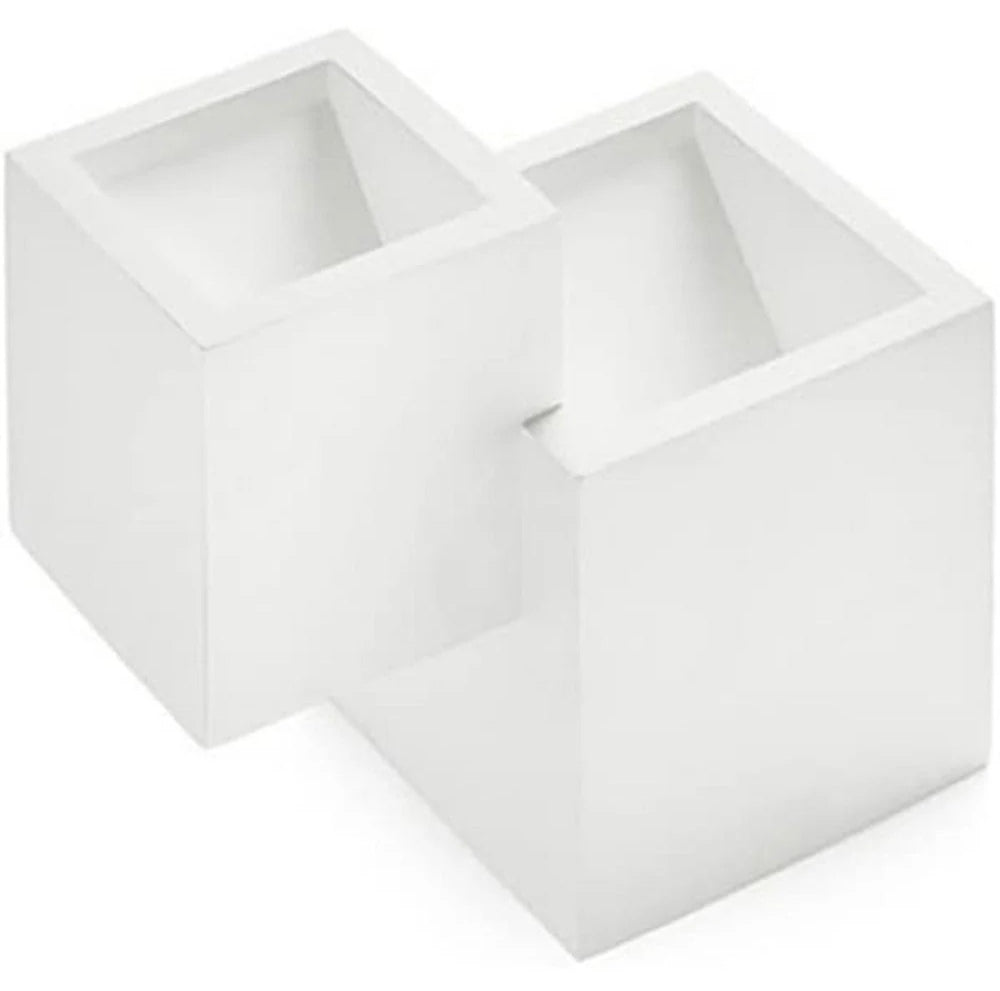 Applique in gesso 2 cubi – Doppia emissione di luce up & down con attacco G9 - ambraled