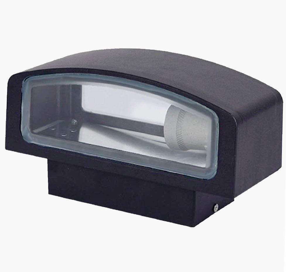 Applique parete esterna – Lampada da muro E27, doppia emissione luce, protezione IP65 - ambraled