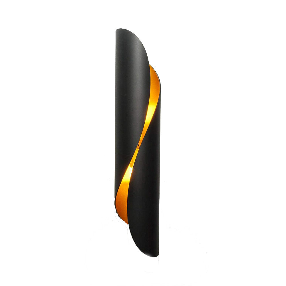 Applique moderna a spirale da parete – Design lampada, 2 attacchi G9 Opp - ambraled