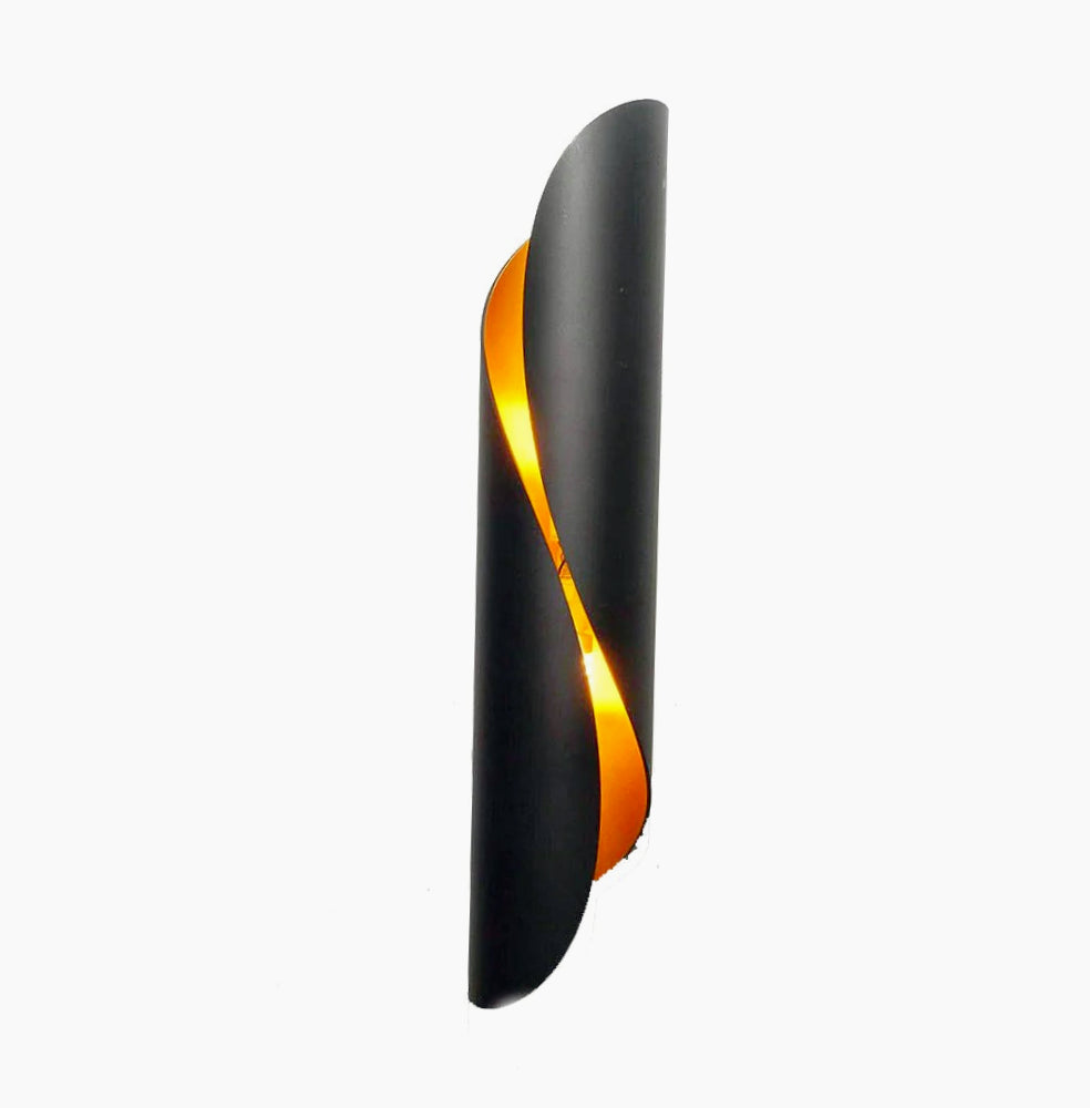 Applique moderna a spirale da parete – Design lampada, 2 attacchi G9 Opp - ambraled