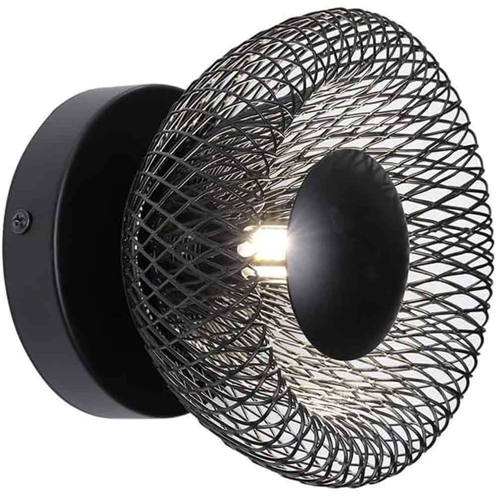 Lampada parete industriale in metallo – Attacco G9, disponibile in bianco e nero - ambraled