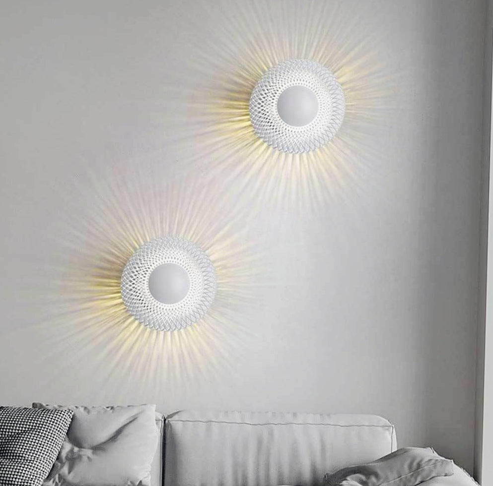 Lampada parete industriale in metallo – Attacco G9, disponibile in bianco e nero - ambraled