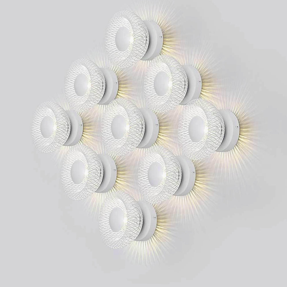 Lampada parete industriale in metallo – Attacco G9, disponibile in bianco e nero - ambraled