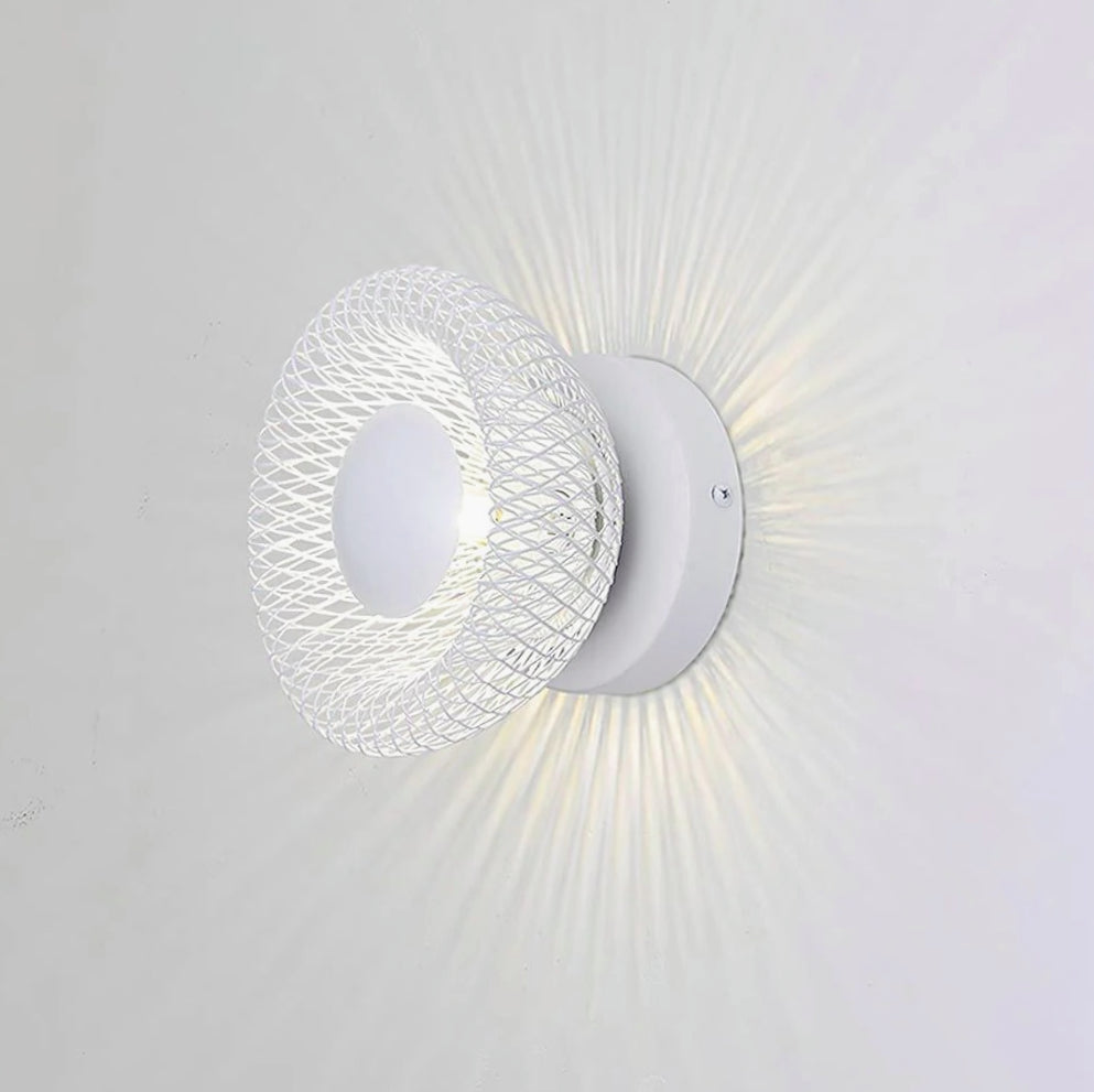 Lampada parete industriale in metallo – Attacco G9, disponibile in bianco e nero - ambraled