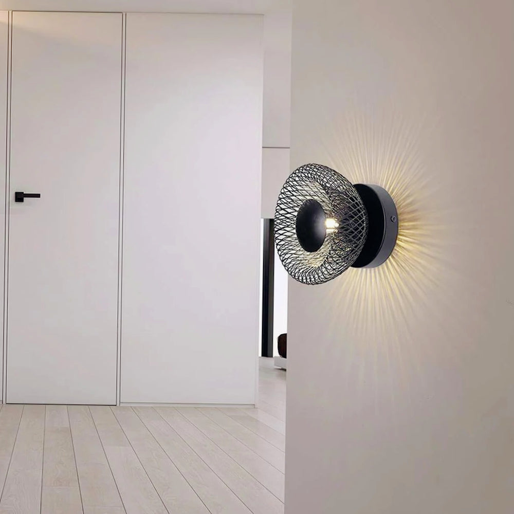 Lampada parete industriale in metallo – Attacco G9, disponibile in bianco e nero - ambraled