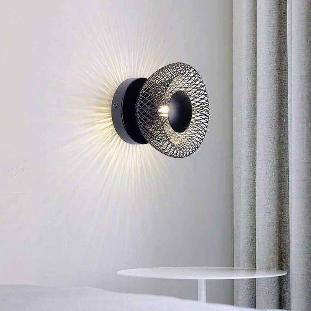 Lampada parete industriale in metallo – Attacco G9, disponibile in bianco e nero - ambraled