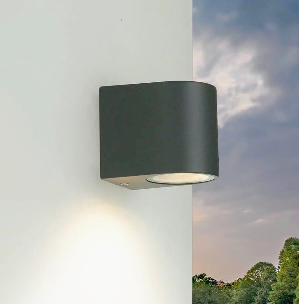 Applique a parete per esterni – Lampada moderna con faretto GU10 IP65 - ambraled