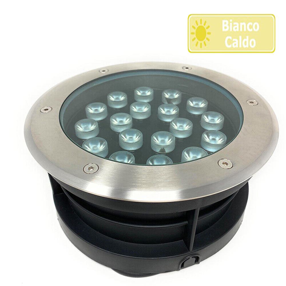 Faretto incasso calpestabile 18W – 18LED 3000K/4000K/6500K IP67 - ambraled