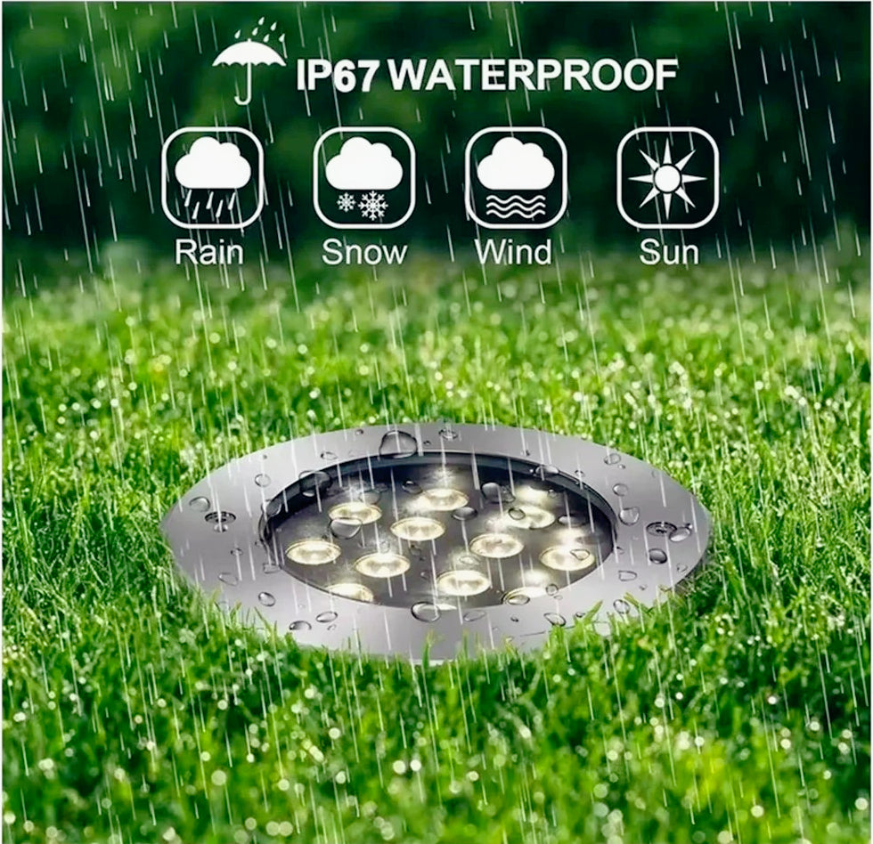 Faretto incasso calpestabile 18W – 18LED 3000K/4000K/6500K IP67 - ambraled