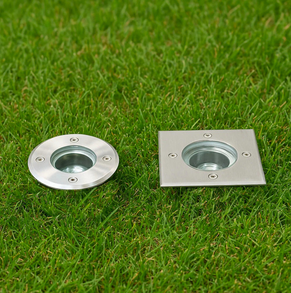 Faretto incasso quadrato/tondo – gu10 segnapassi IP65 - ambraled