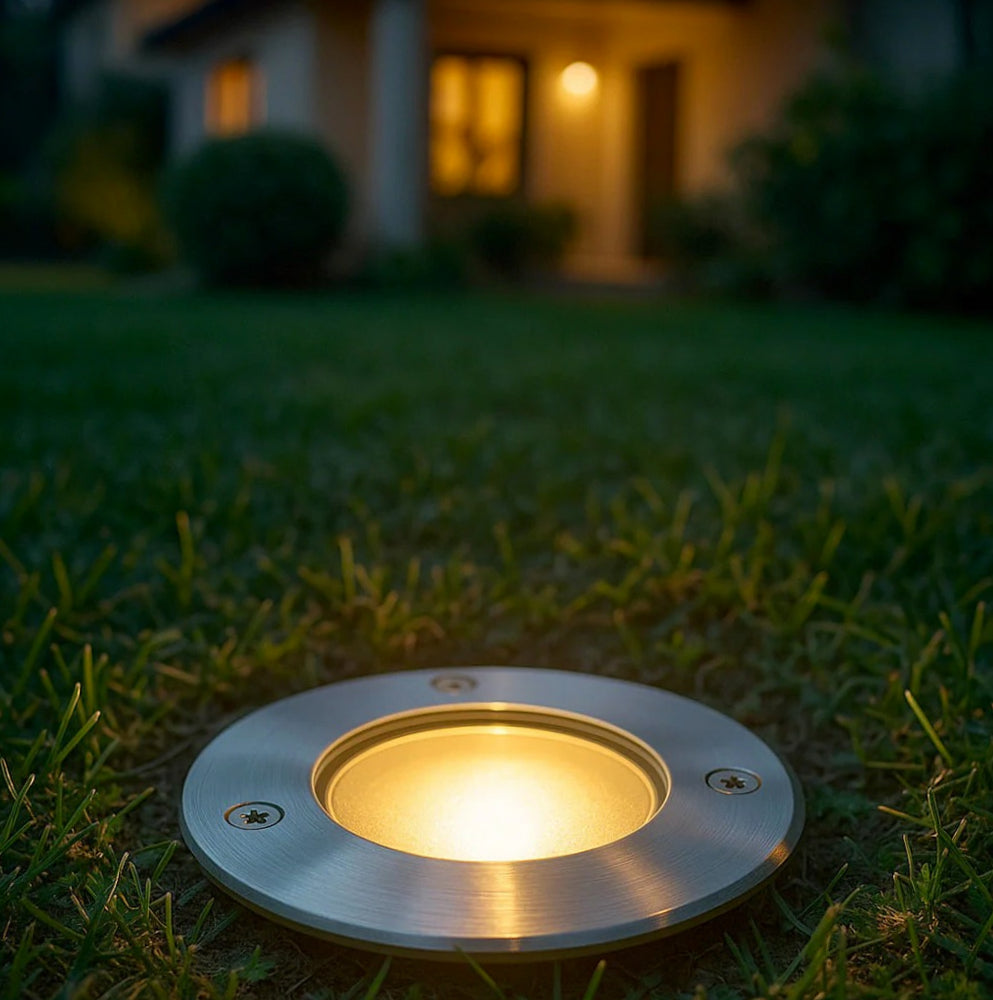 Faretto incasso quadrato/tondo – gu10 segnapassi IP65 - ambraled