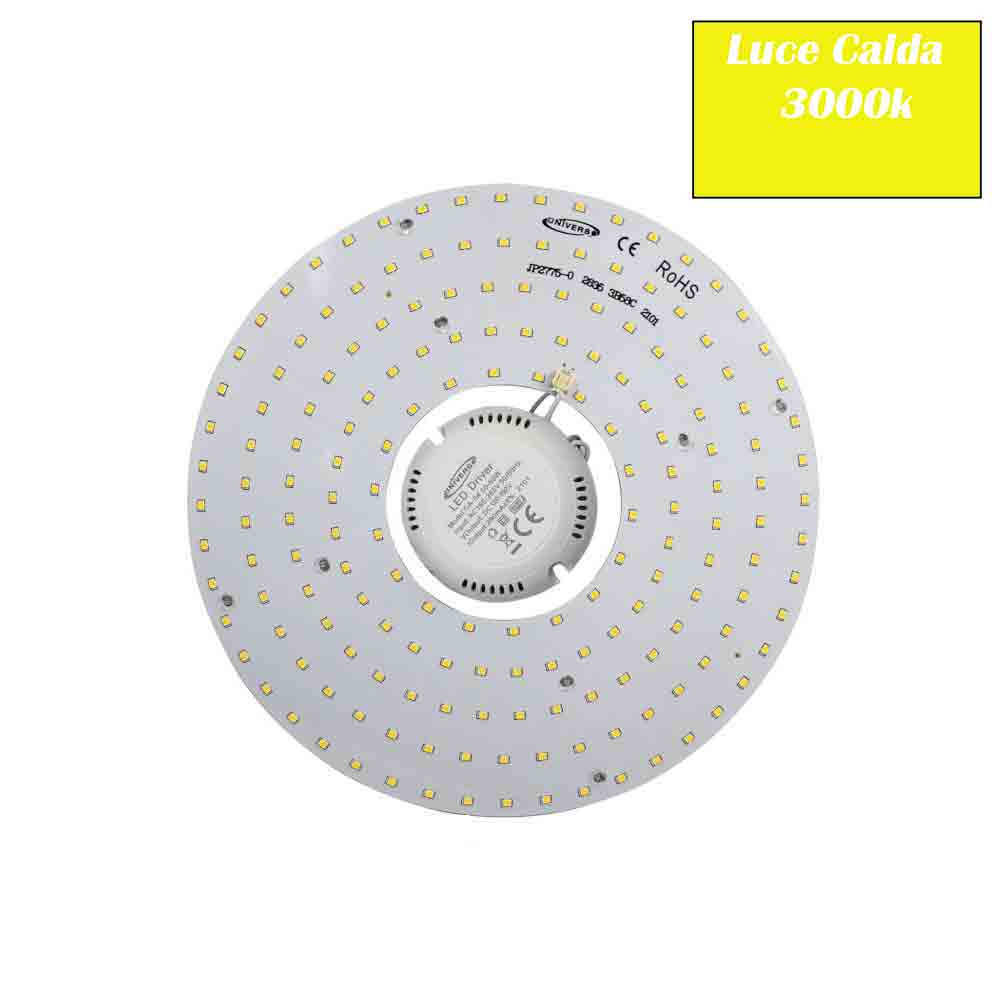 Modulo LED circolare 54W – Circolina LED ricambio neon plafoniere - ambraled