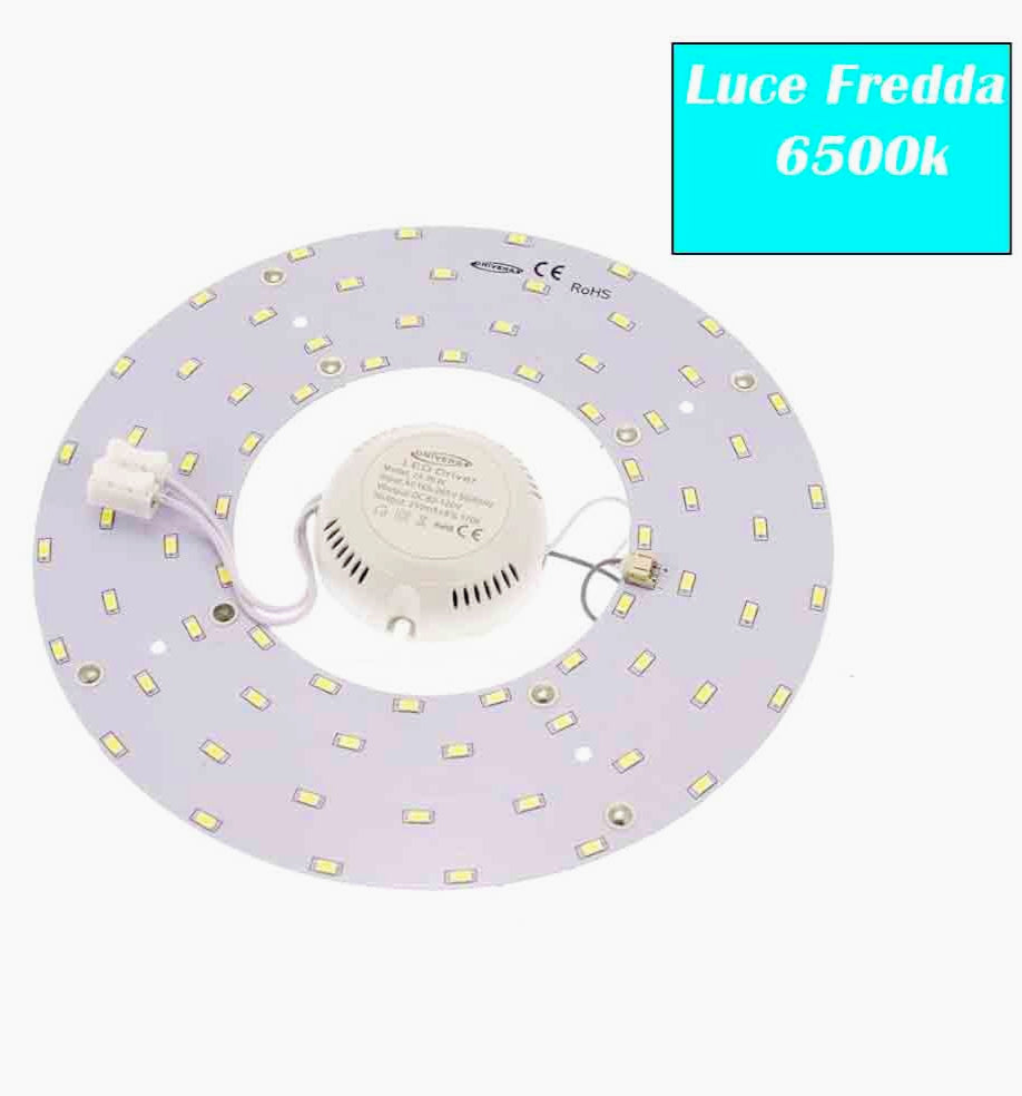Modulo LED Circolina 32W – ricambio neon per plafoniere - ambraled