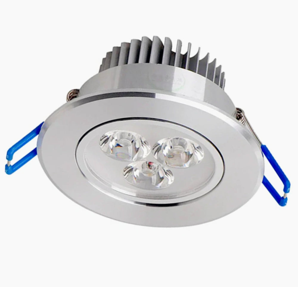Faretto Spot 3W – 3LED ad incasso orientabile - ambraled