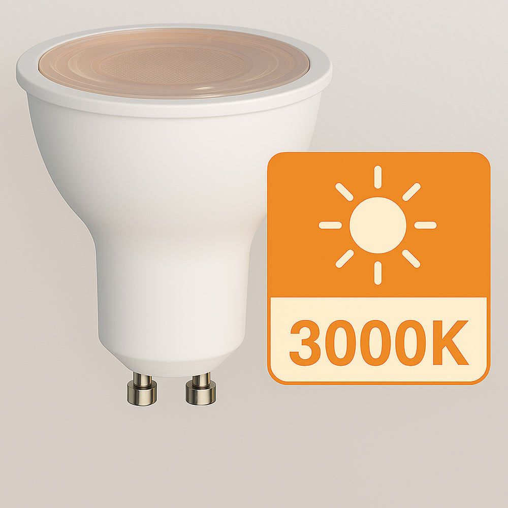Faretto GU10 6W – 8LED COB 3000K/4000K/6500K 435Lm - ambraled