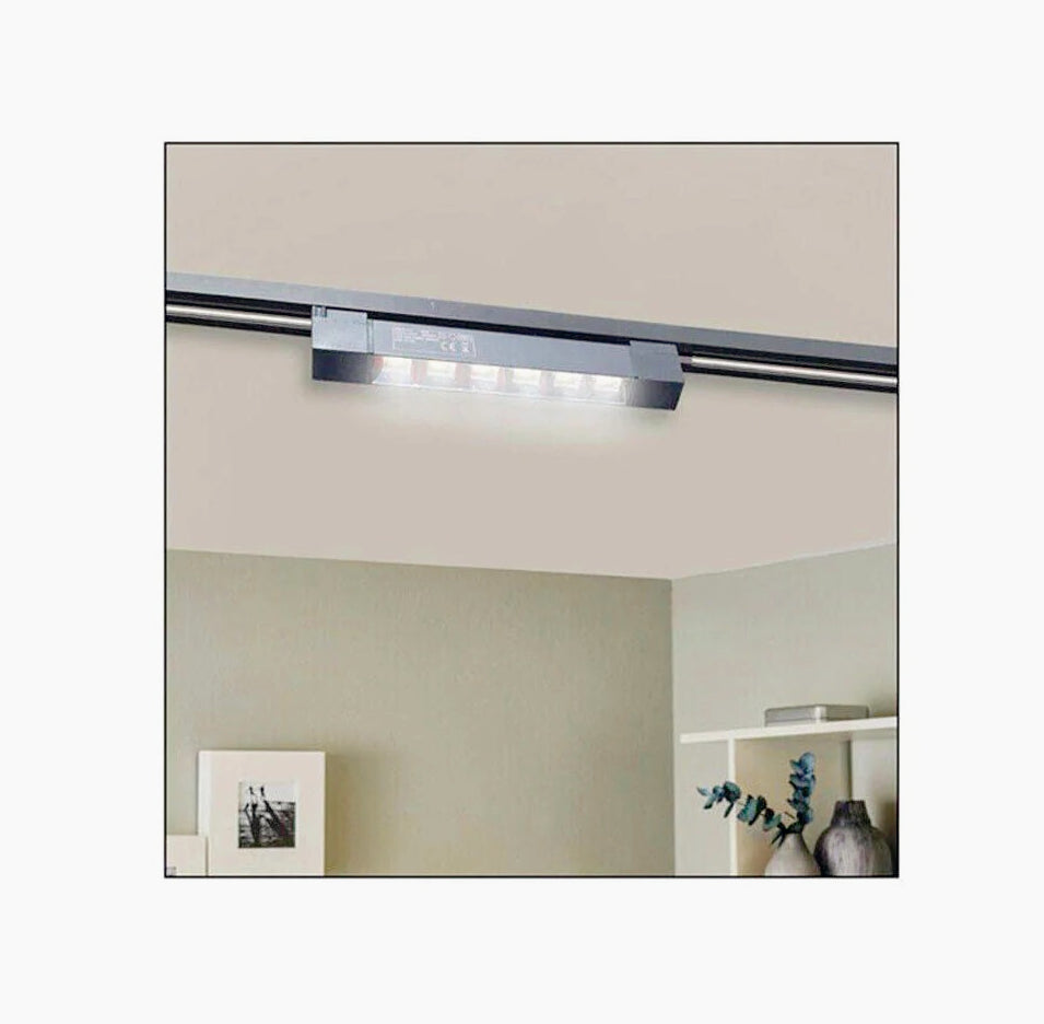 Faretto Track 12W – 6LED binario bianco/nero 3000K/4000K/6500K - ambraled