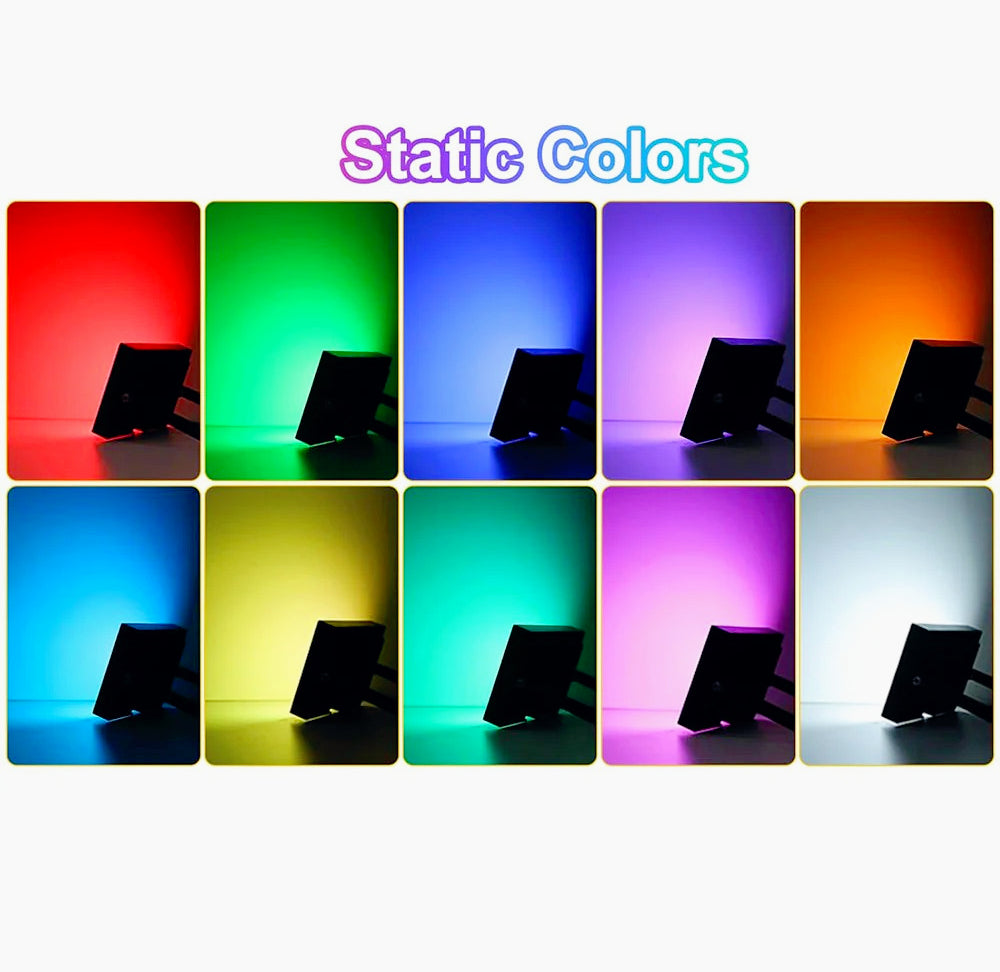 Faro solare LED 30W – RGB telecomando crepuscolare IP65 - ambraled