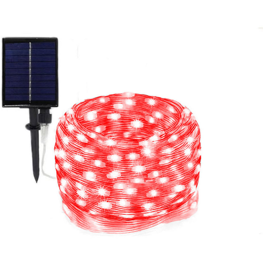Filo LED 30M 300 luci – solare con picchetto e colori luce - ambraled